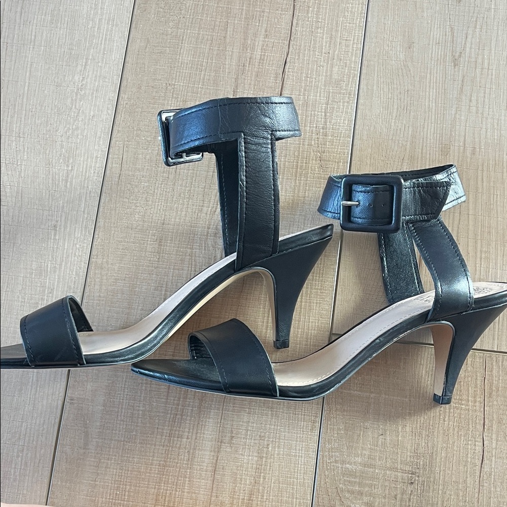Vince Camuto Black Strappy Heels - Picture 3 of 6
